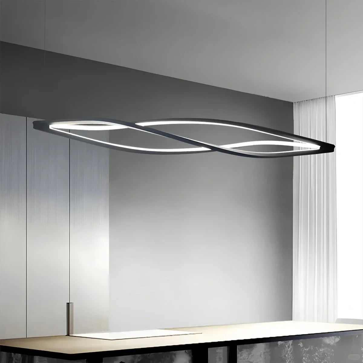 Feyran Helix Horizonta & Vertica Pendant Light