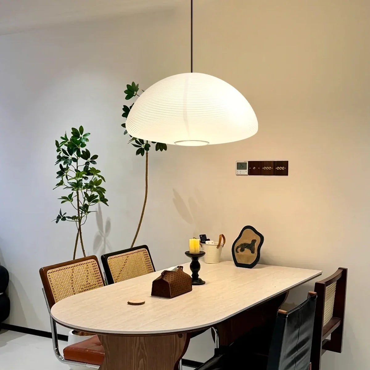 Feyran Hikari Paper Lantern Pendant Light for Bedroom