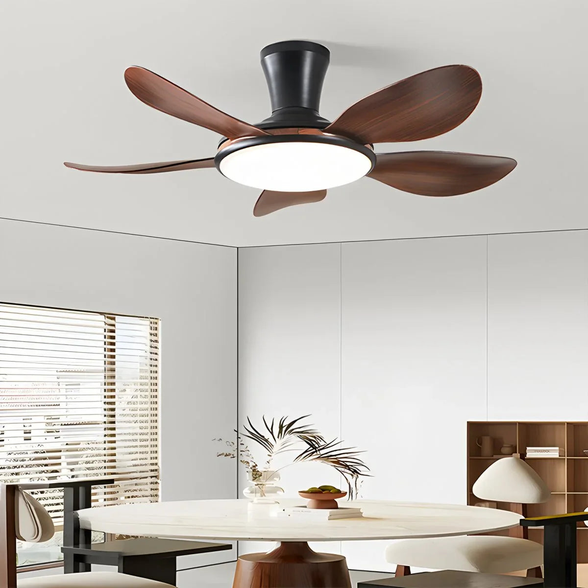 Feyran Silent Remote Control LED Ceiling Fan Light