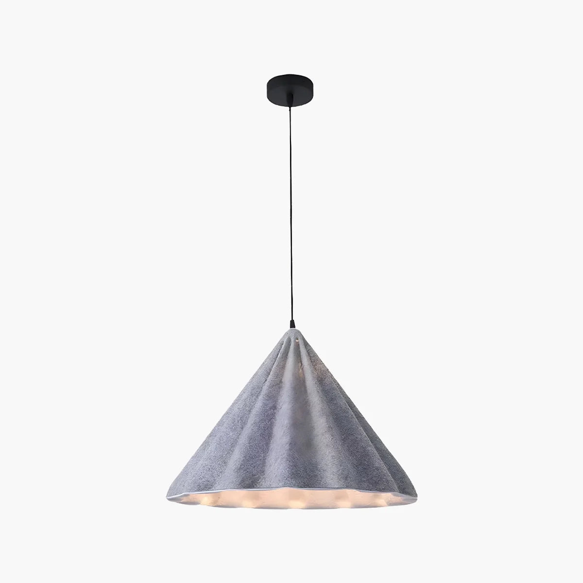 Feyran Ice Cream Shaped Felt Pendant Light for Kids Room