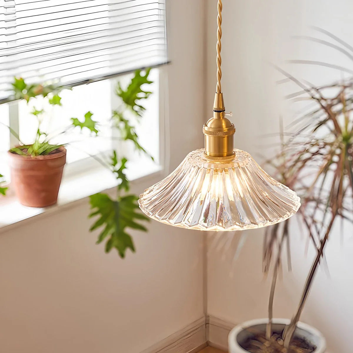 Feyran Isabel Glass Pendant Light for Kitchen Island