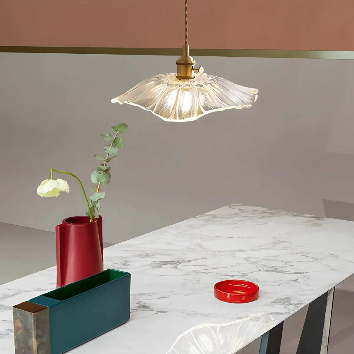 Feyran Isabel Glass Pendant Light for Kitchen Island