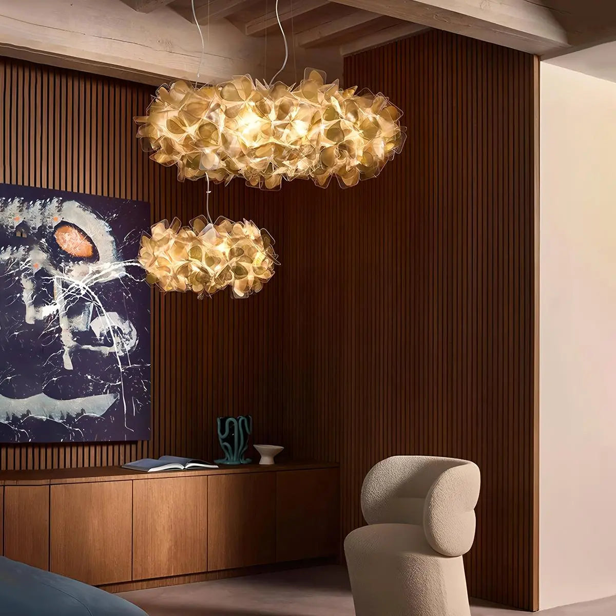 Feyran Italian Creative Petal Chandelier for Bedroom