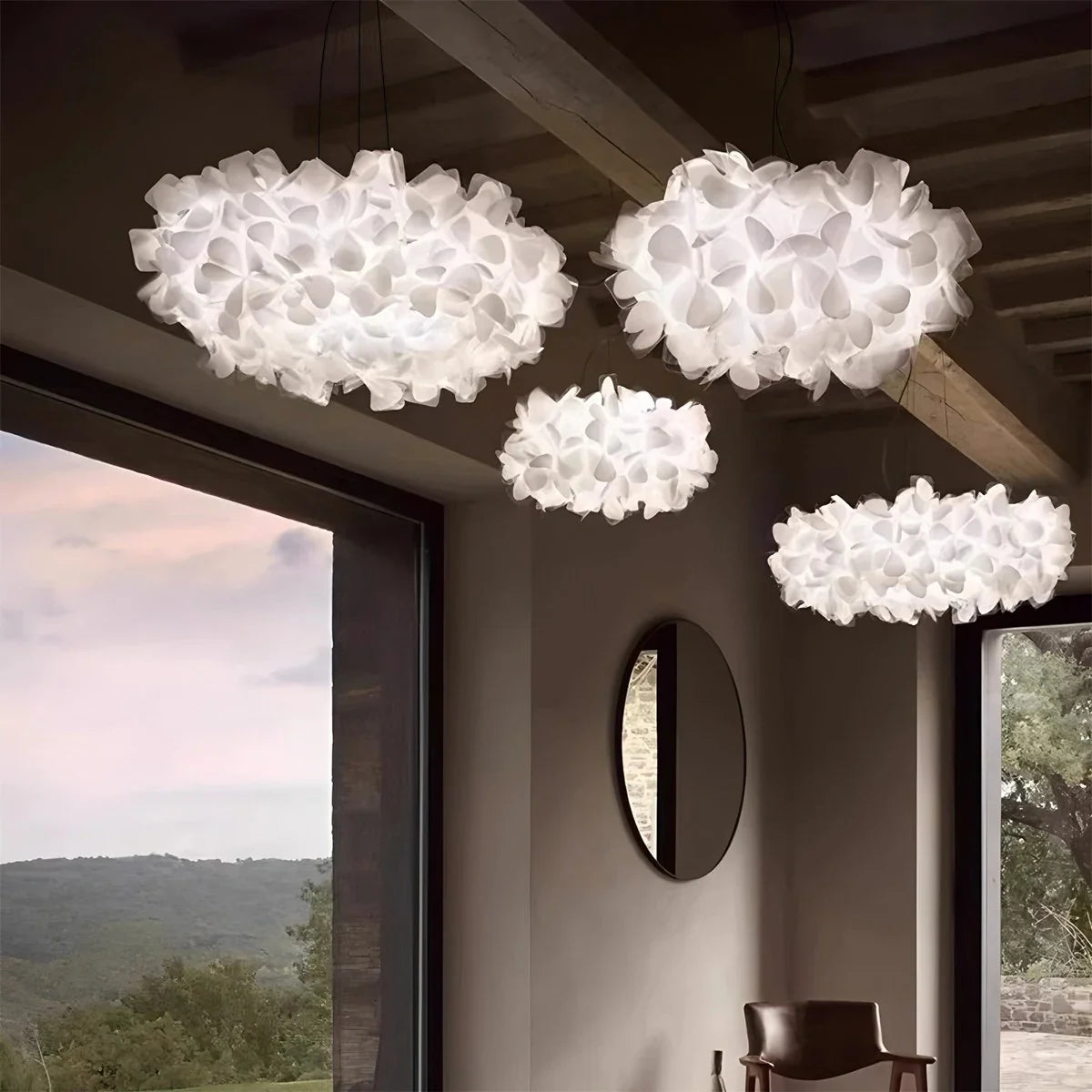 Feyran Italian Creative Petal Chandelier for Bedroom
