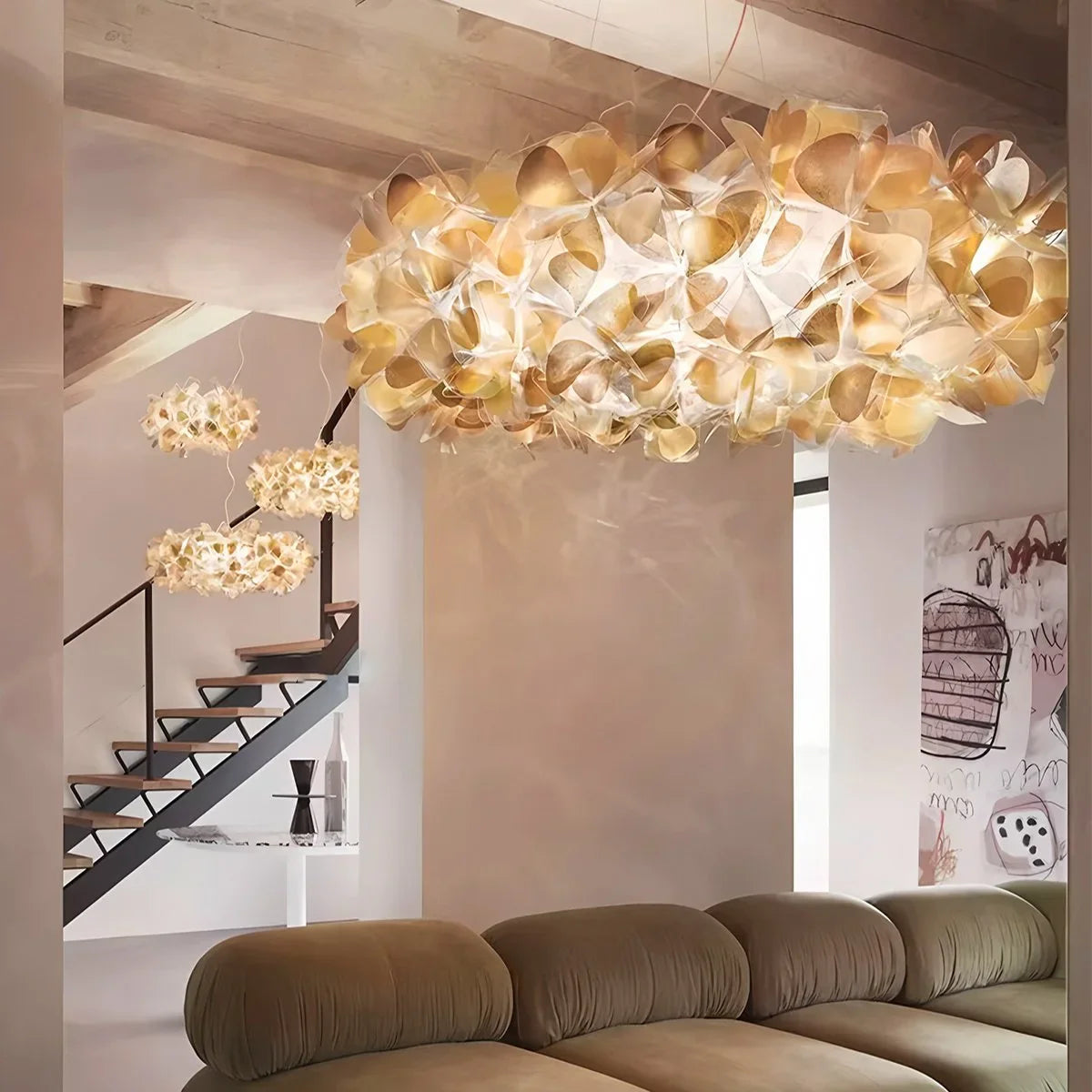 Feyran Italian Creative Petal Chandelier for Bedroom