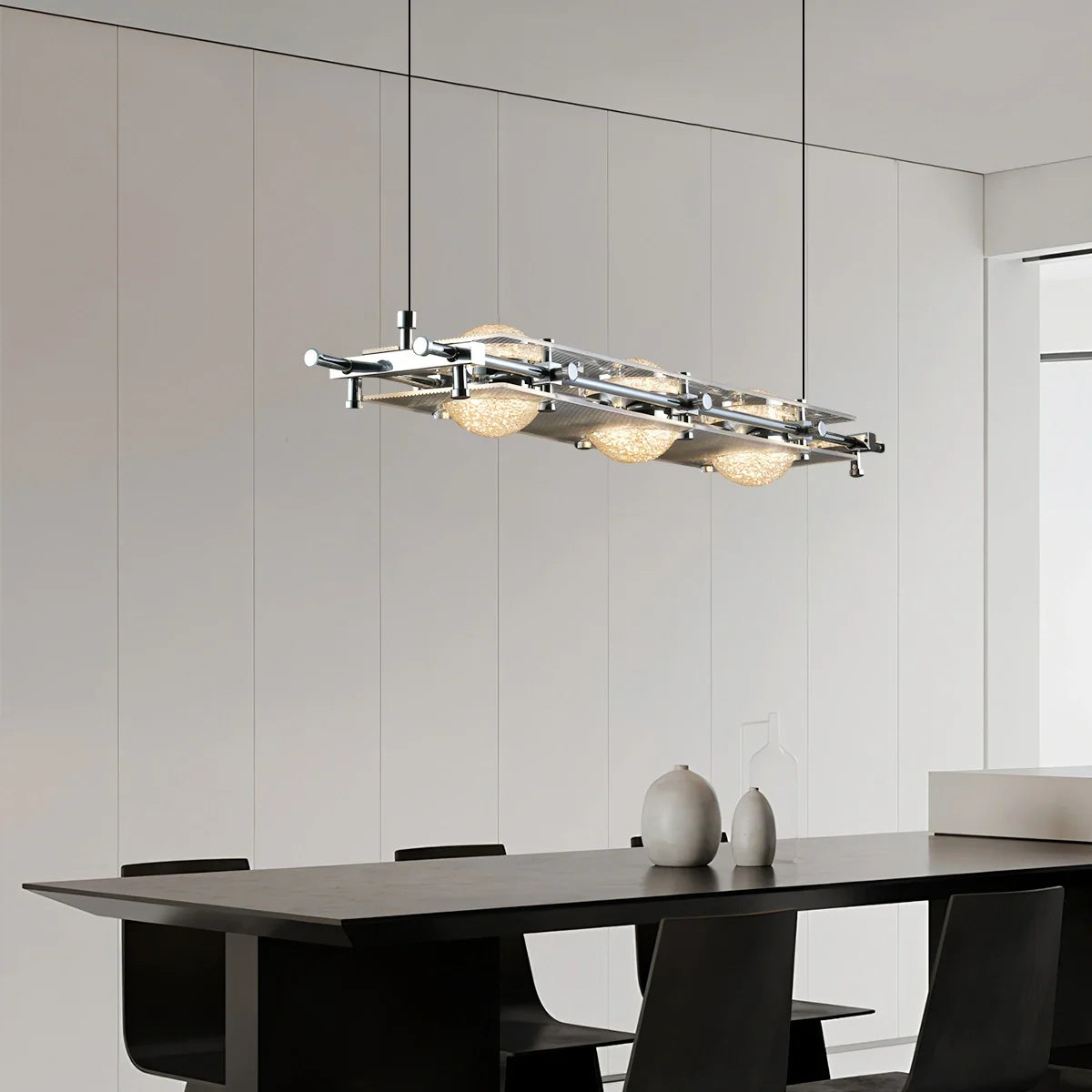 Feyran Italian Light Luxury Long Planetary Pendant Light