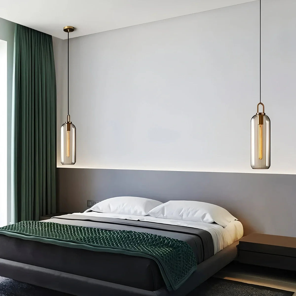 Feyran Kanani Frosted Glass Pendant Light for Kitchen
