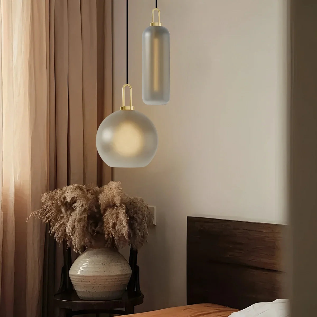 Feyran Kanani Frosted Glass Pendant Light for Kitchen