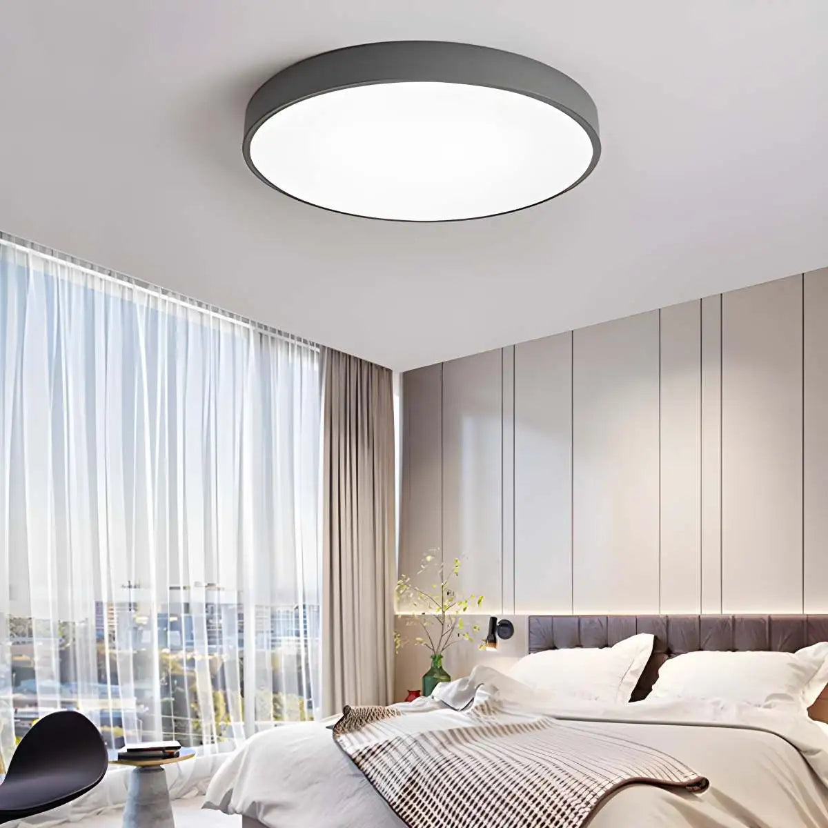 Feyran LED Minimalist Circular Macaron Ceiling Light