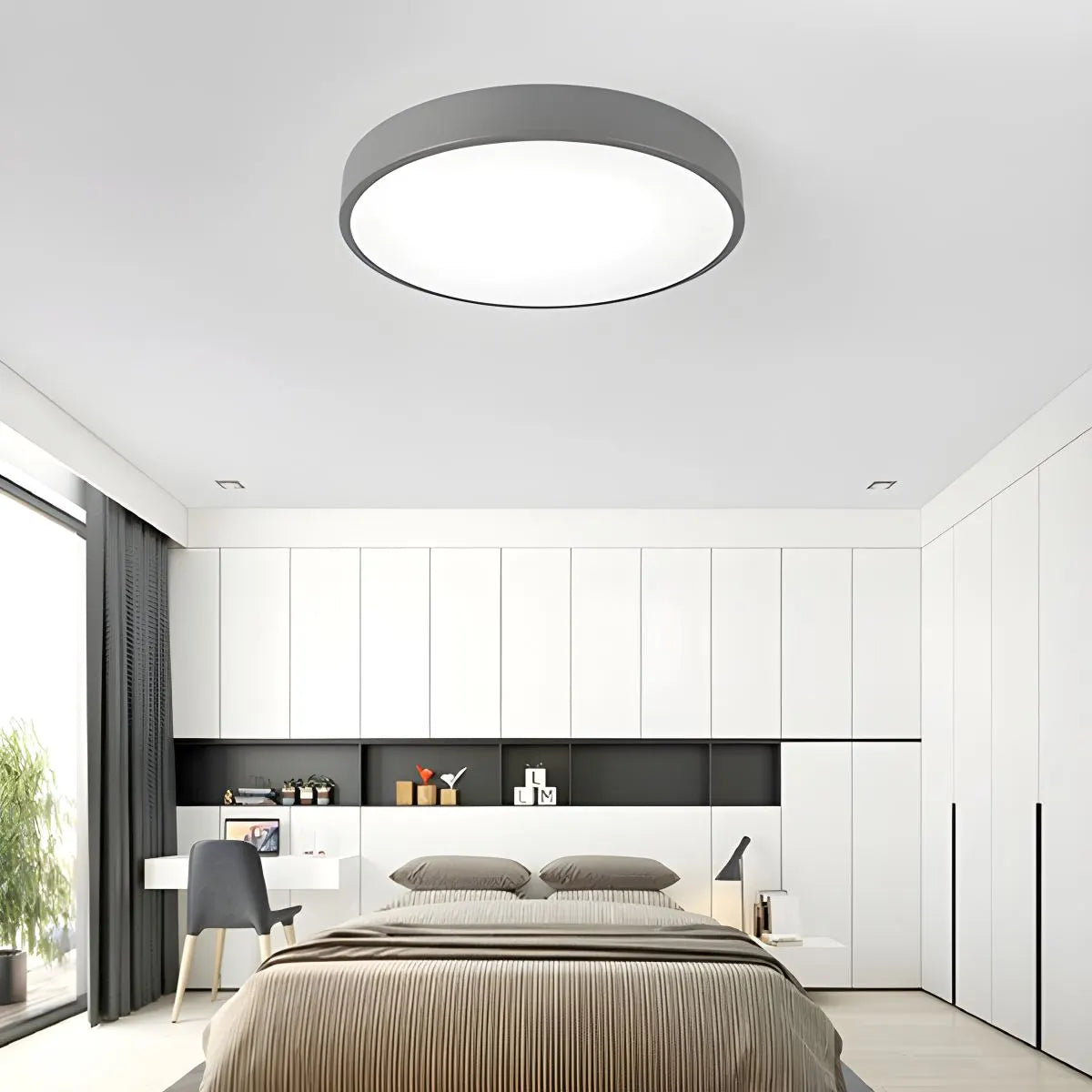 Feyran LED Minimalist Circular Macaron Ceiling Light