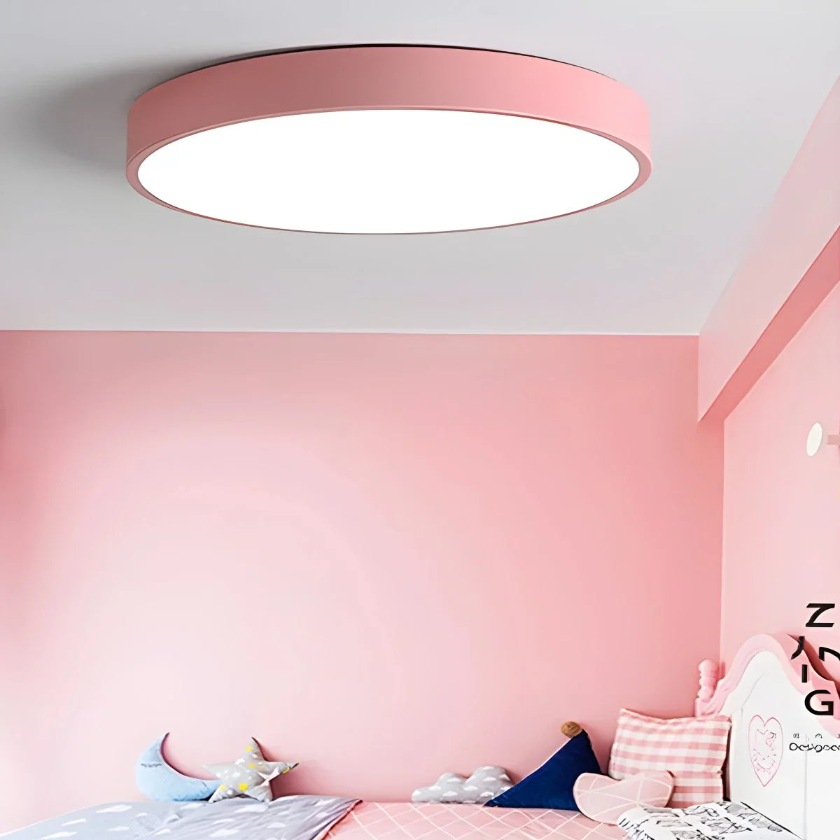 Feyran LED Minimalist Circular Macaron Ceiling Light