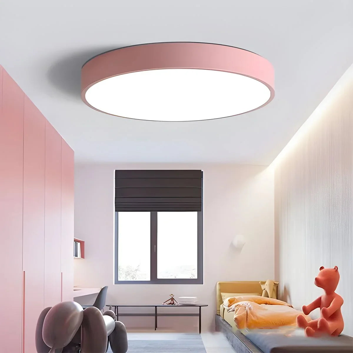 Feyran LED Minimalist Circular Macaron Ceiling Light