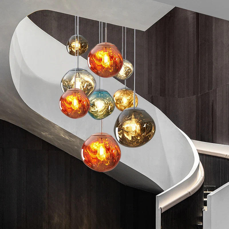 Feyran Large Lava Chandelier Customization