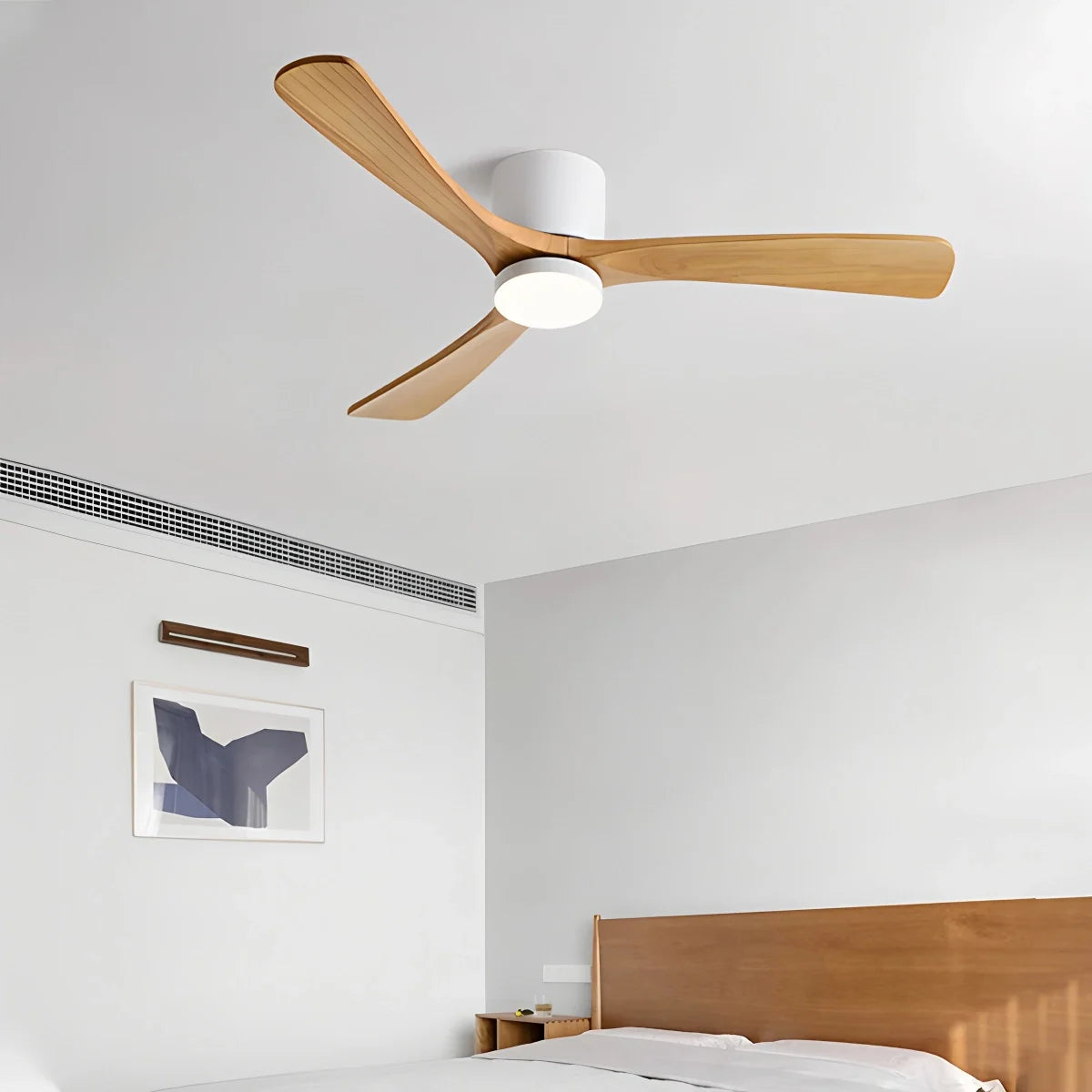 Feyran Large Low Profile Ceiling Fan with Light