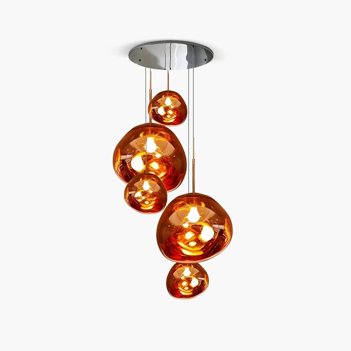 Feyran Lava Drops Minimalist Chandelier