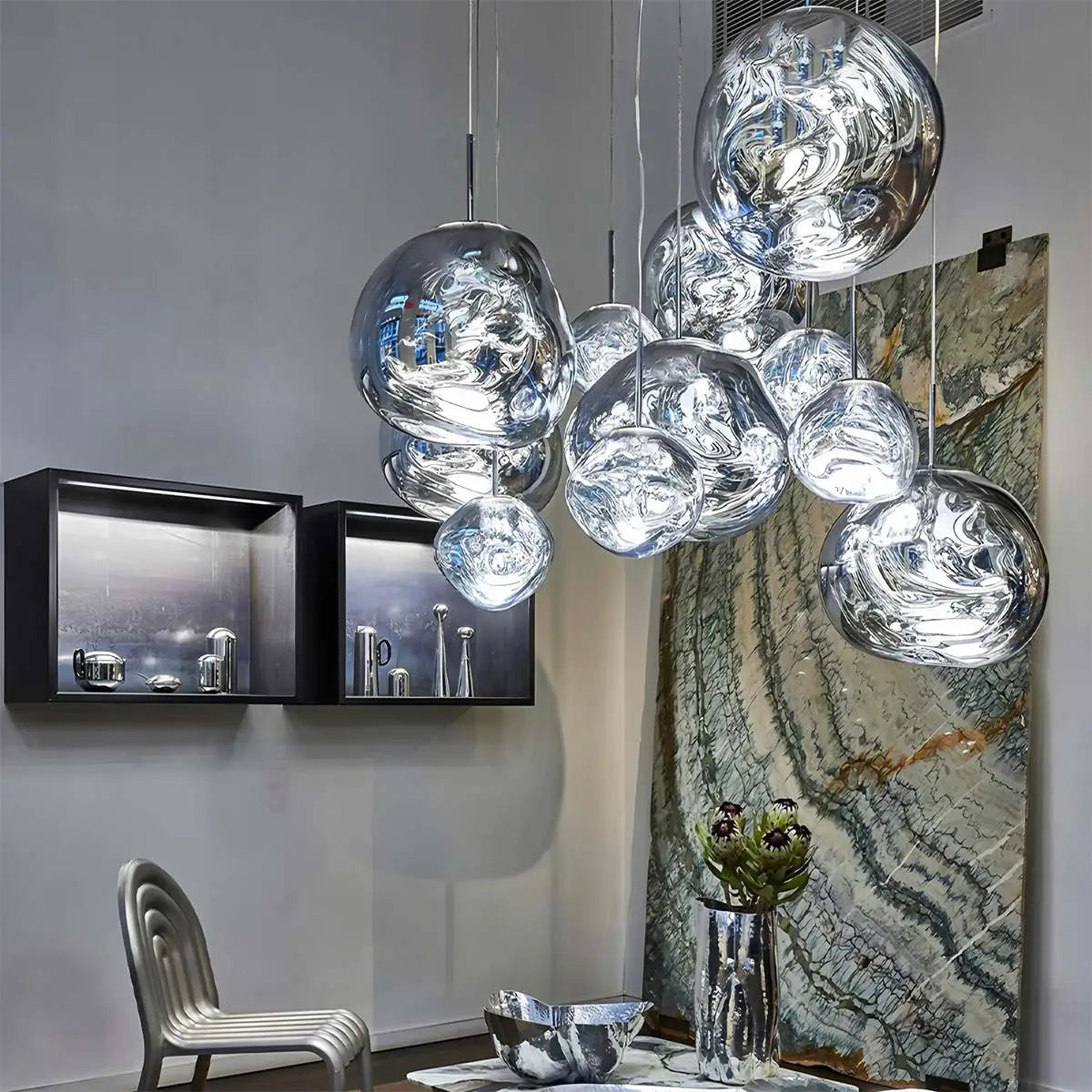 Feyran Lava Drops Minimalist Chandelier