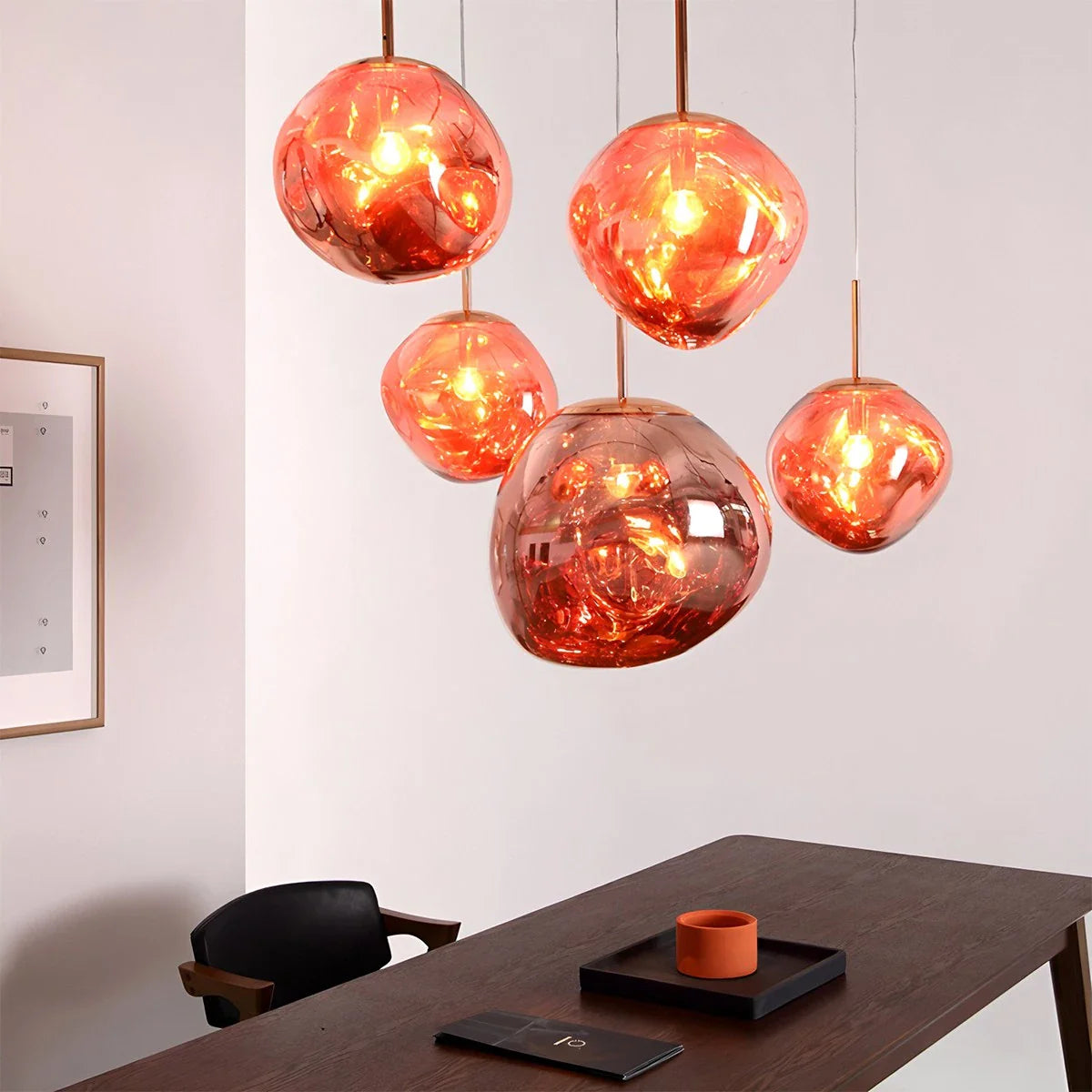 Feyran Lava Drops Minimalist Chandelier