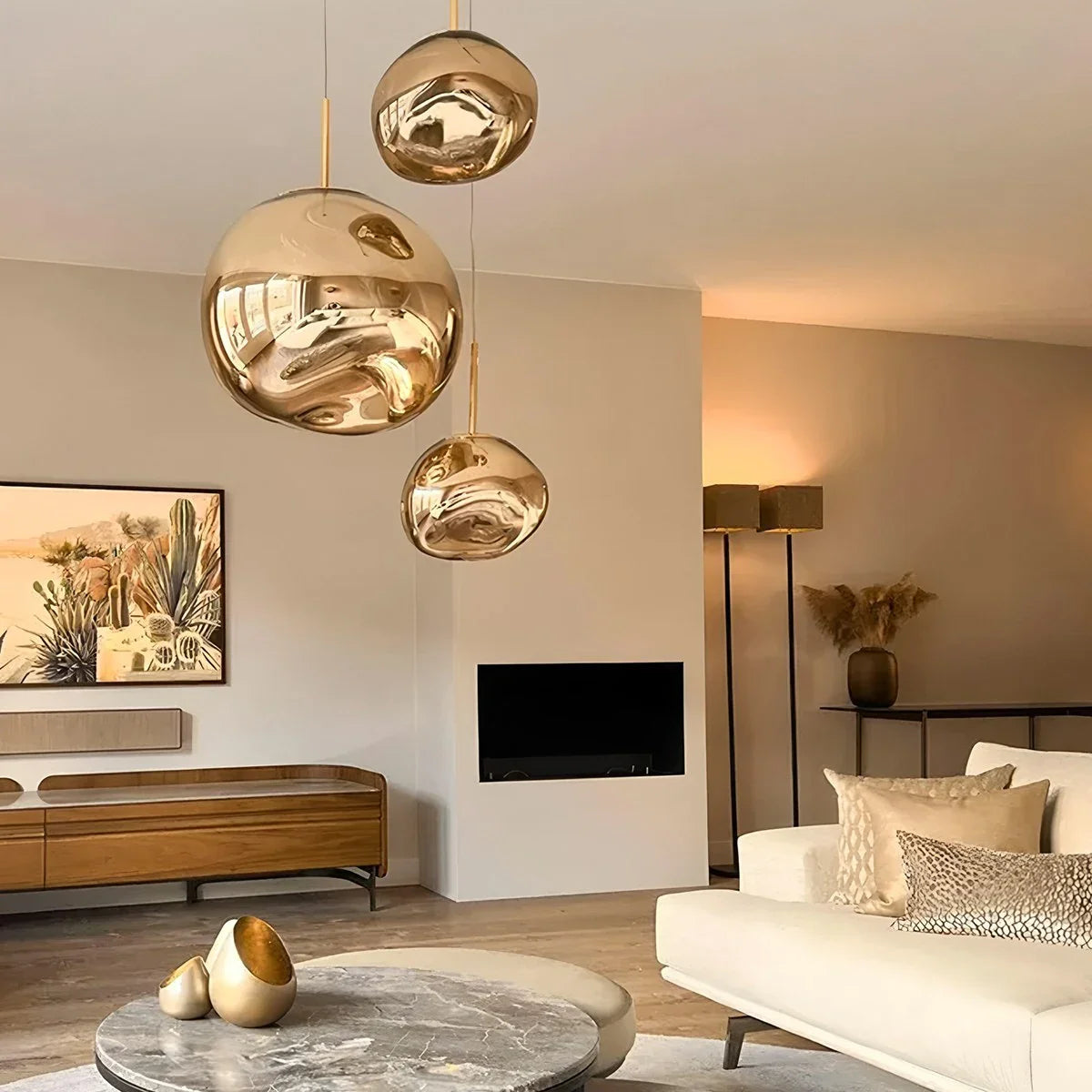Feyran Lava Drops Minimalist Chandelier