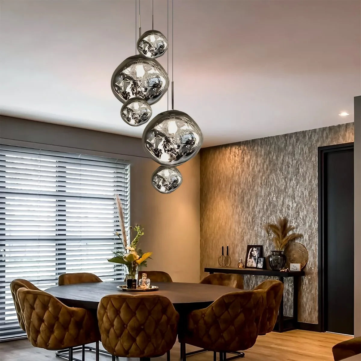 Feyran Lava Drops Minimalist Chandelier