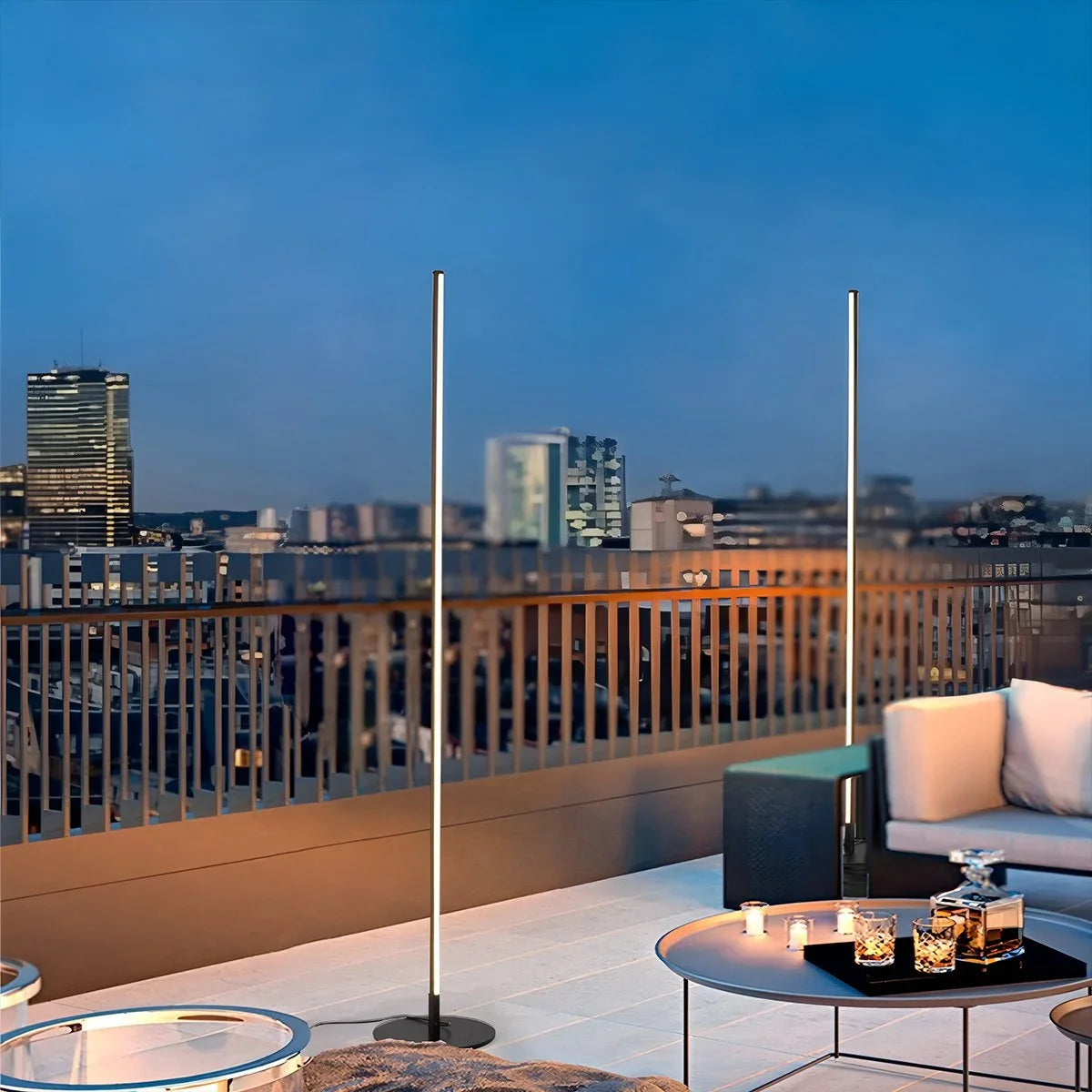 Feyran Linear Outdoor Waterproof Floor Lamp