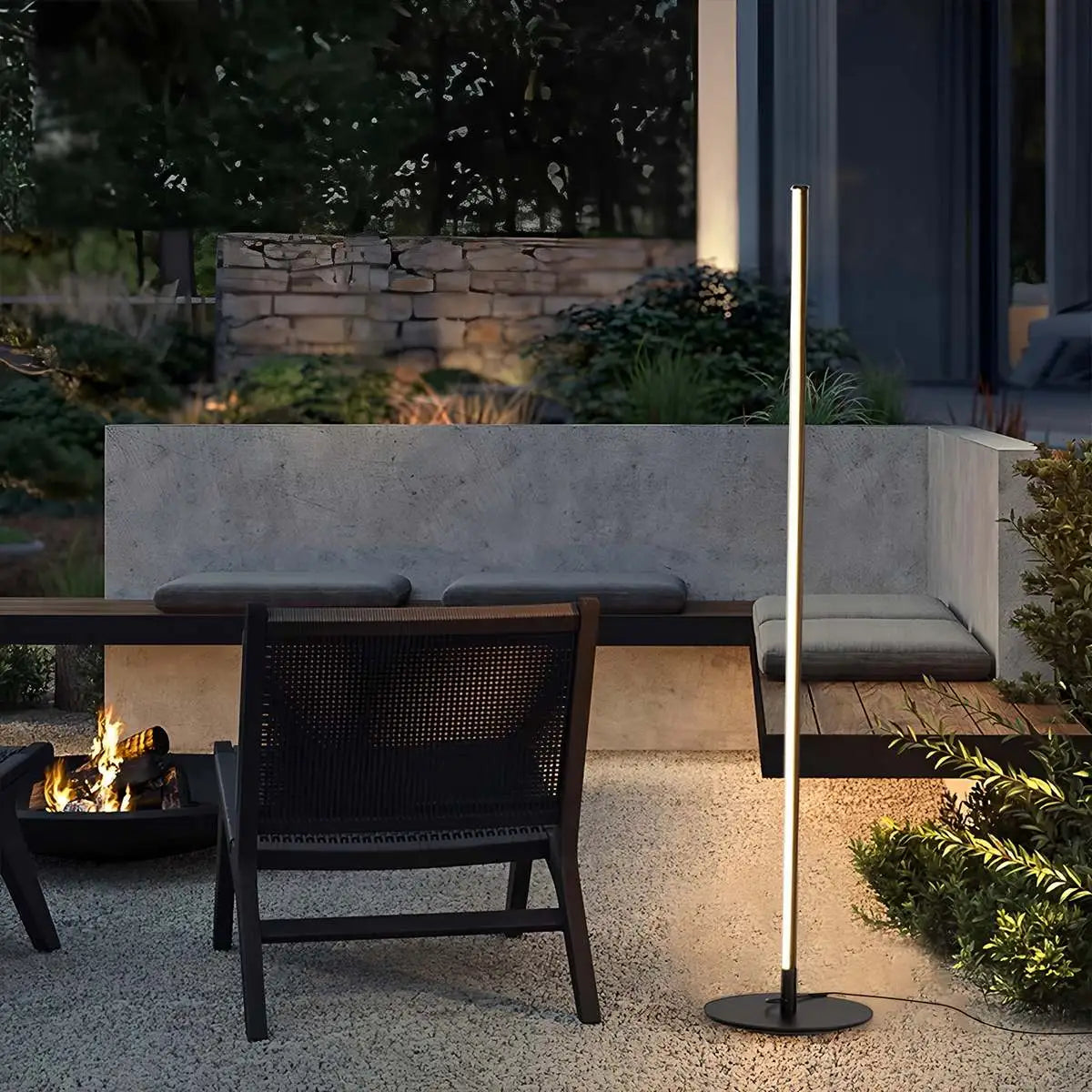 Feyran Linear Outdoor Waterproof Floor Lamp