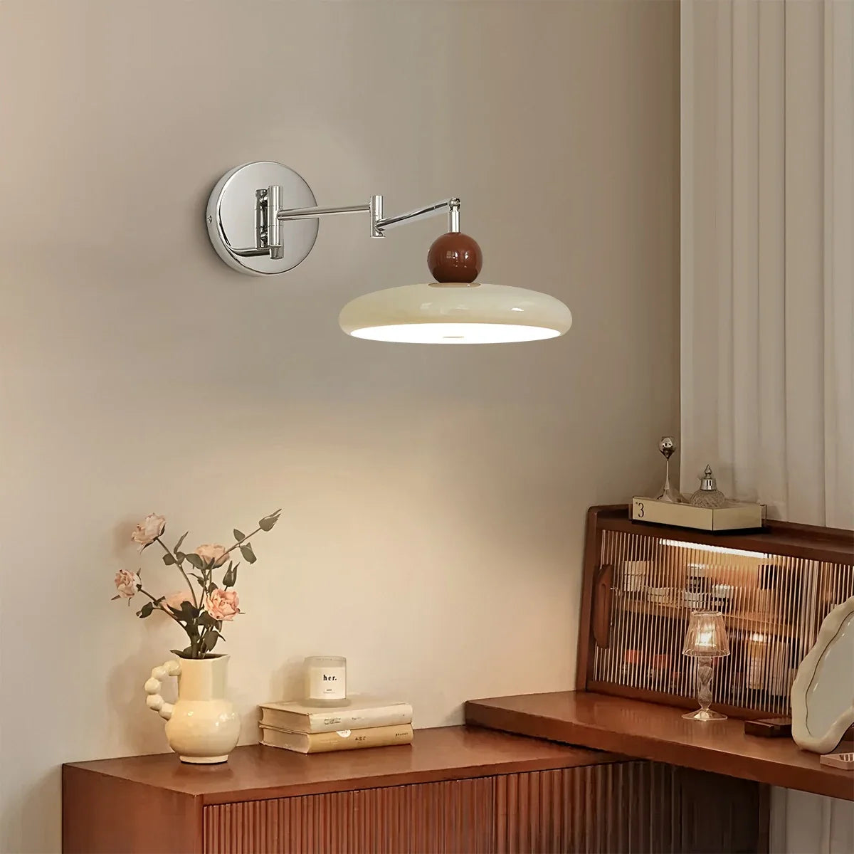 Feyran Lola Adjustable Arm Plug-in Wall Lamp