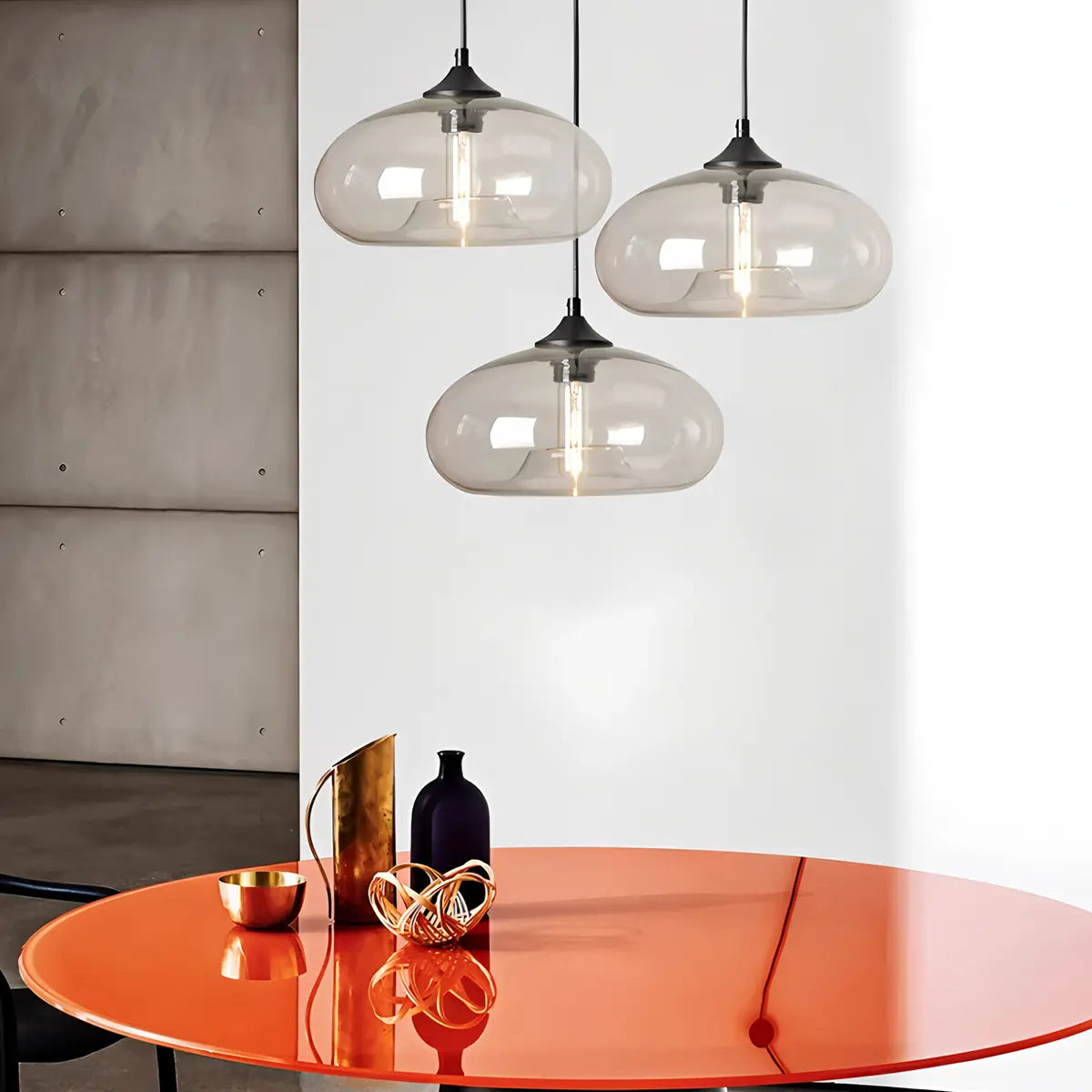 Feyran Colorful Glass Pendant Light for Dining Area