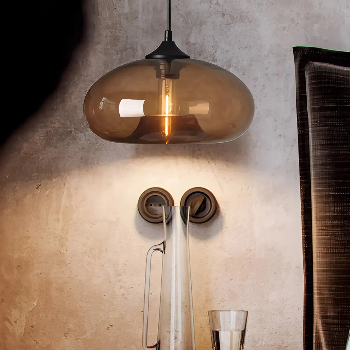 Feyran Colorful Glass Pendant Light for Dining Area