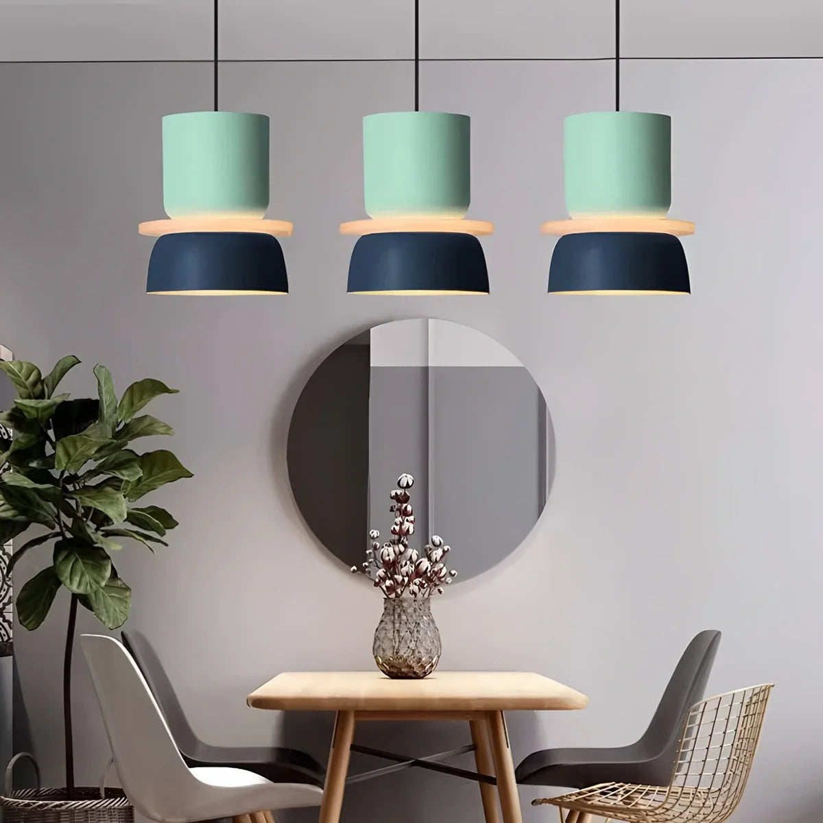 Feyran Macaron Pendant Light for Dining Room