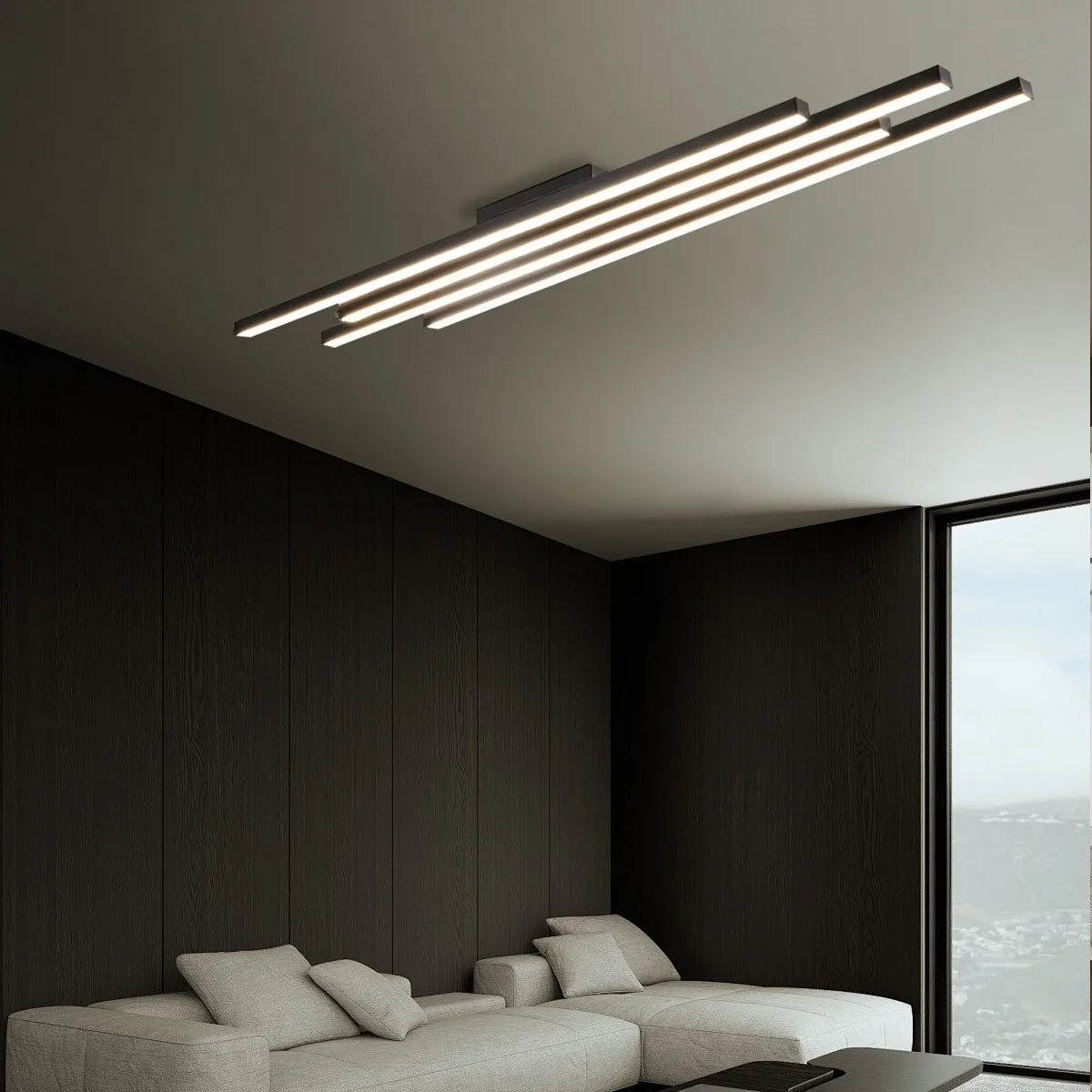 Feyran Linear Multi-Bar LED Pendant Light