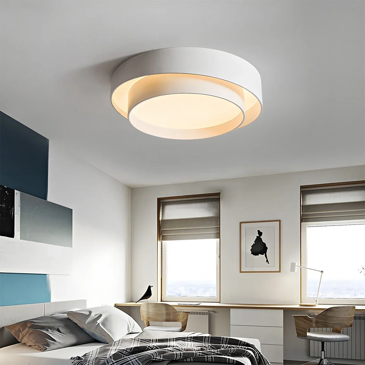 Feyran Melody Circular Ceiling Lamp for Bedroom