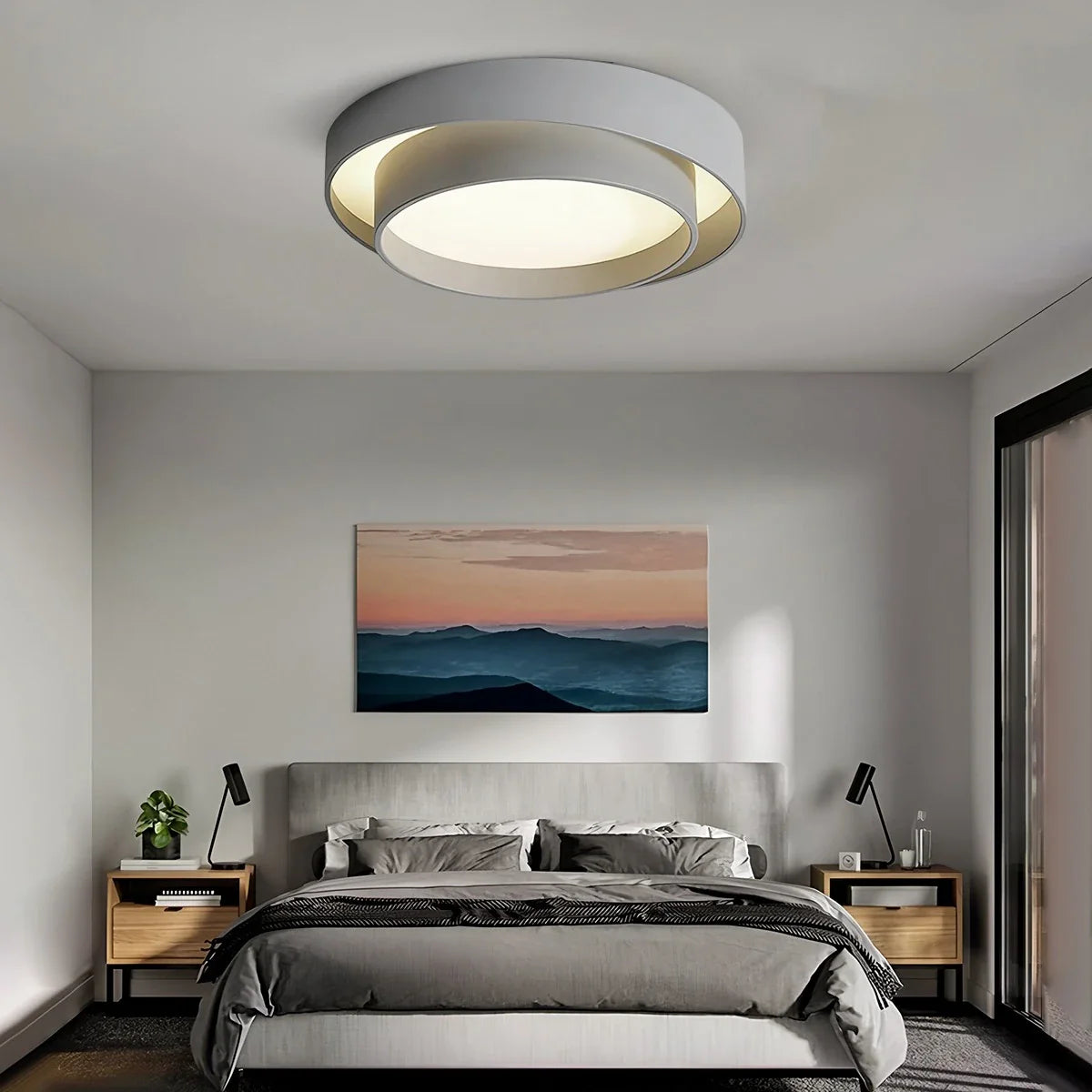 Feyran Melody Circular Ceiling Lamp for Bedroom