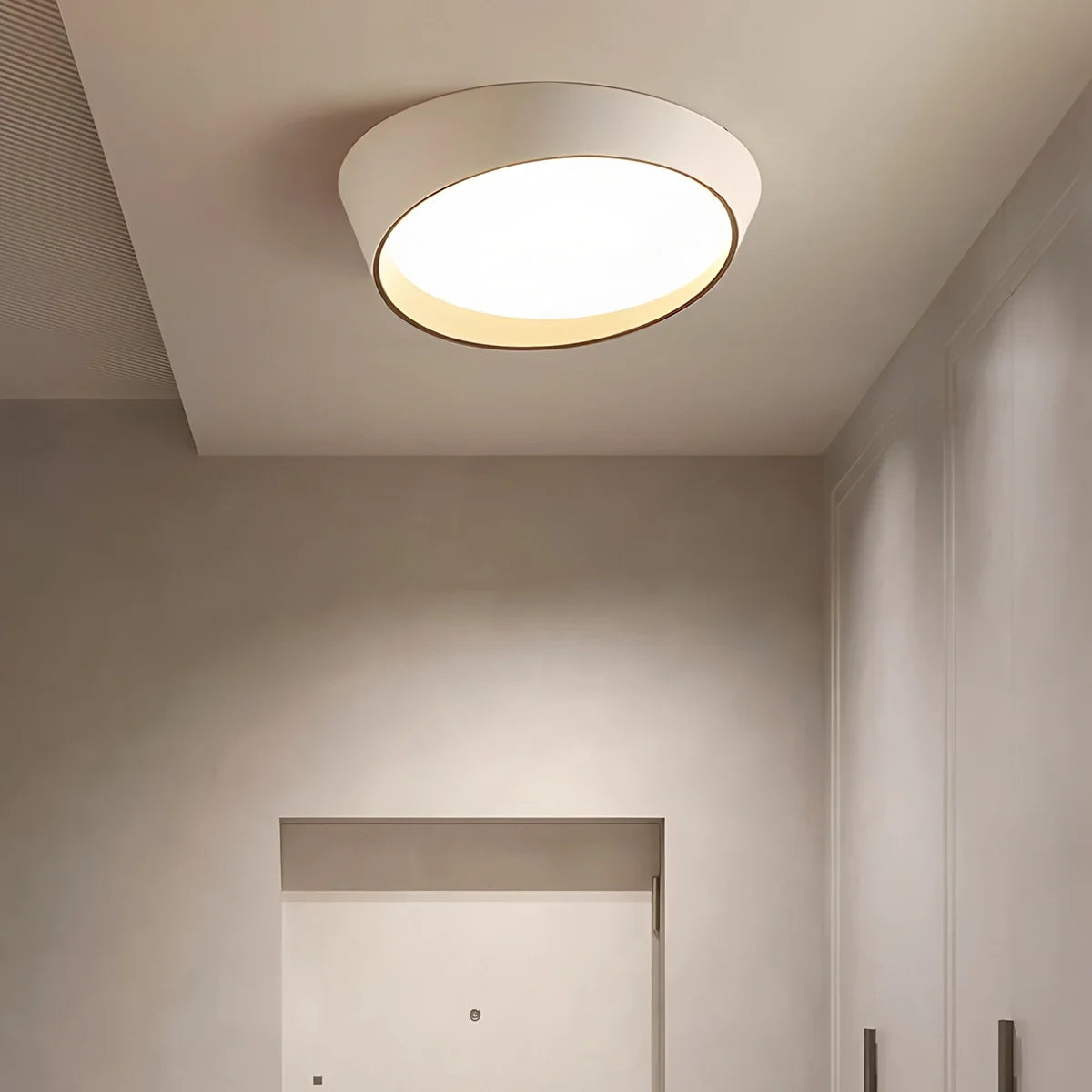 Feyran Modern Round Acrylic Ceiling Light for Bedroom