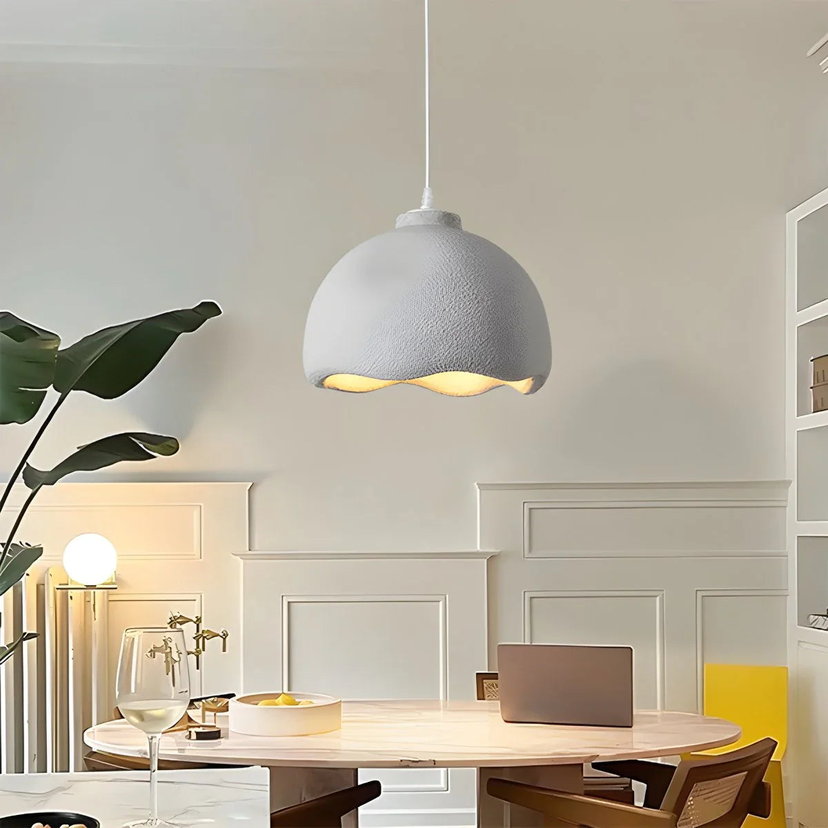 Feyran Micro Cement Pendant Light for Kitchen Dining Area