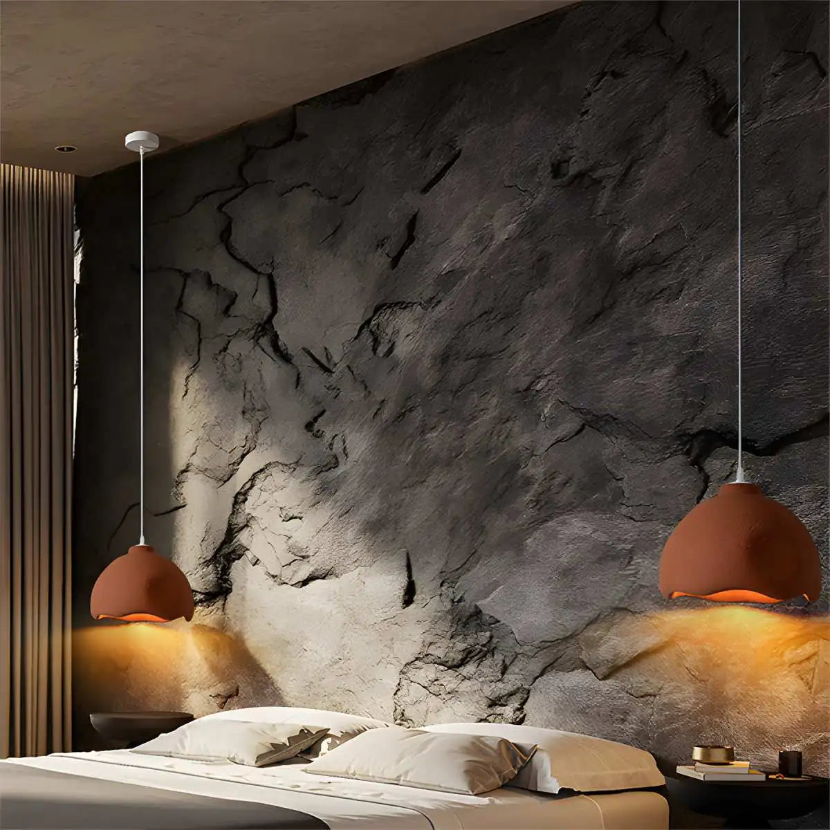 Feyran Micro Cement Pendant Light for Kitchen Dining Area