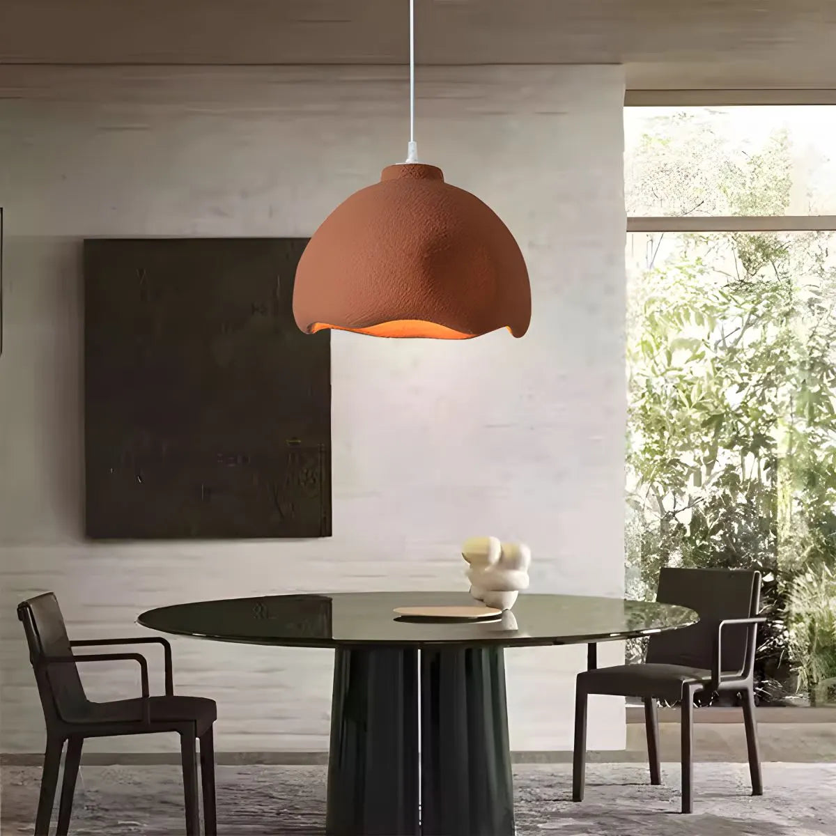 Feyran Micro Cement Pendant Light for Kitchen Dining Area