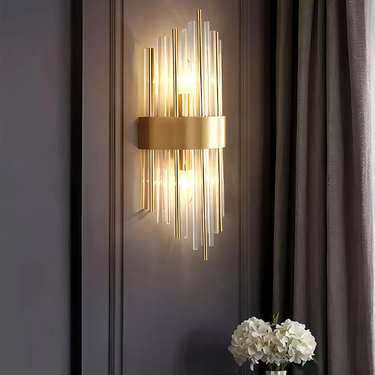 Feyran Minimal Luxury Glass Wall Lamp
