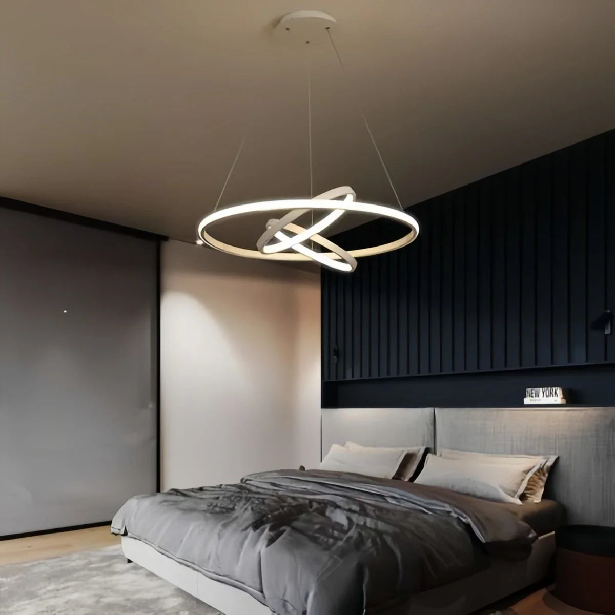 Feyran Minimalist Circular Chandelier Modern Lighting Fixture