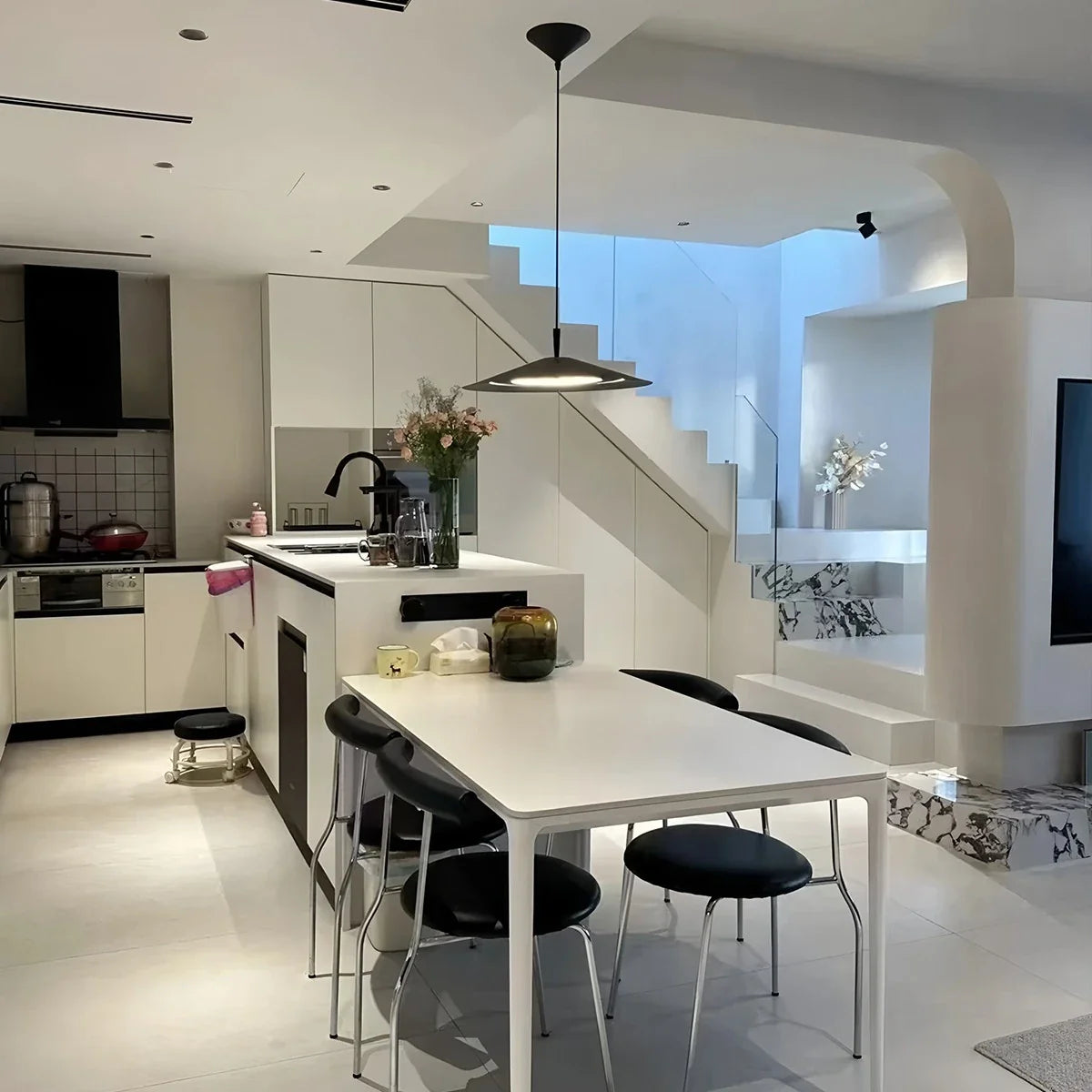 Feyran Minimalist Flying Saucer Pendant Light for Dining Room