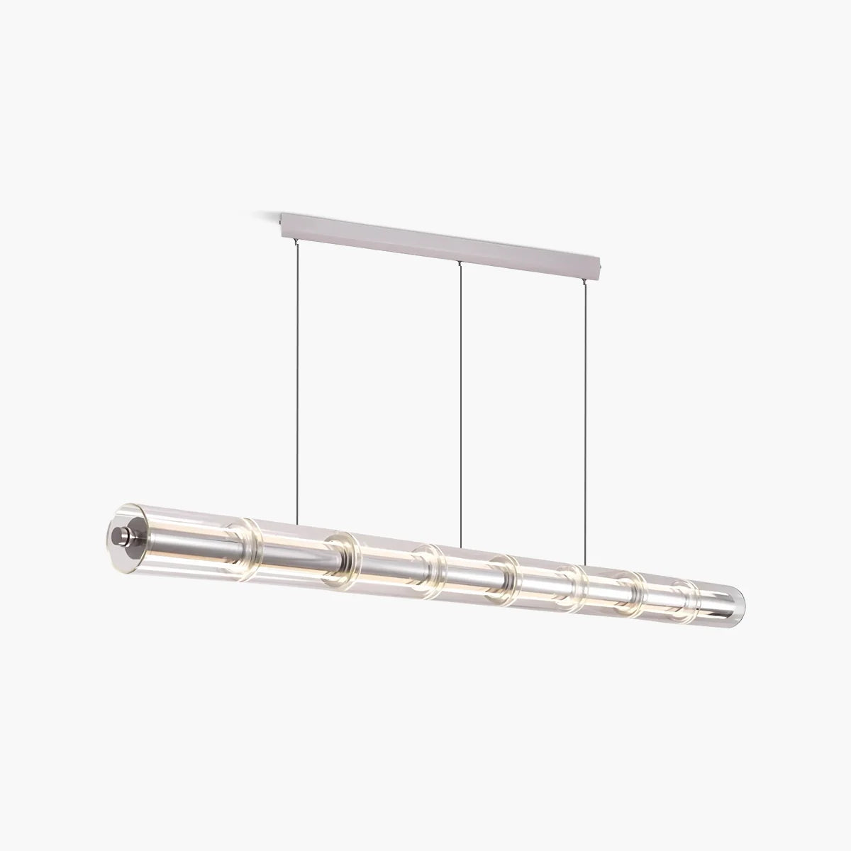 Feyran Minimalist Long Glass Pendant Light
