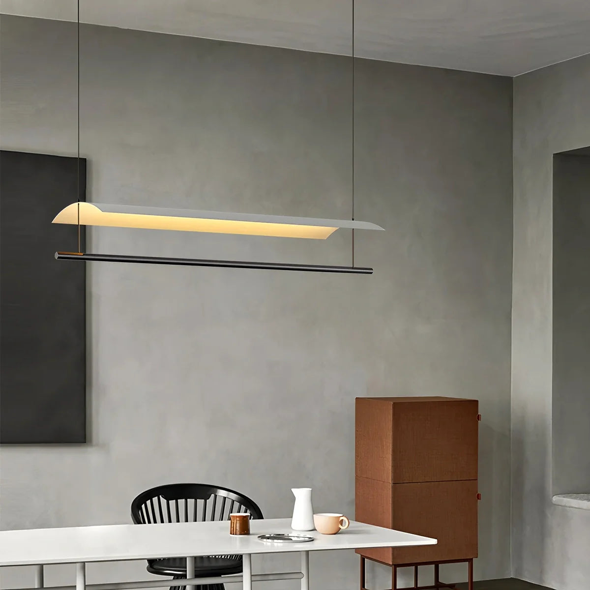 Feyran Minimalist Tile Shape Dining Room Pendant Light
