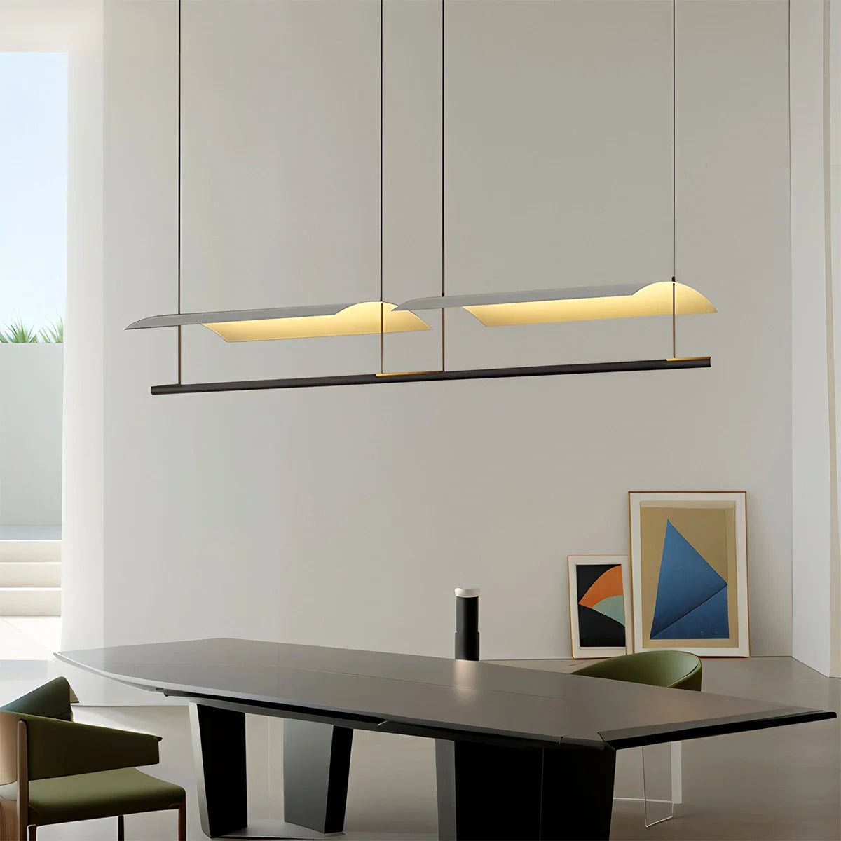 Feyran Minimalist Tile Shape Dining Room Pendant Light