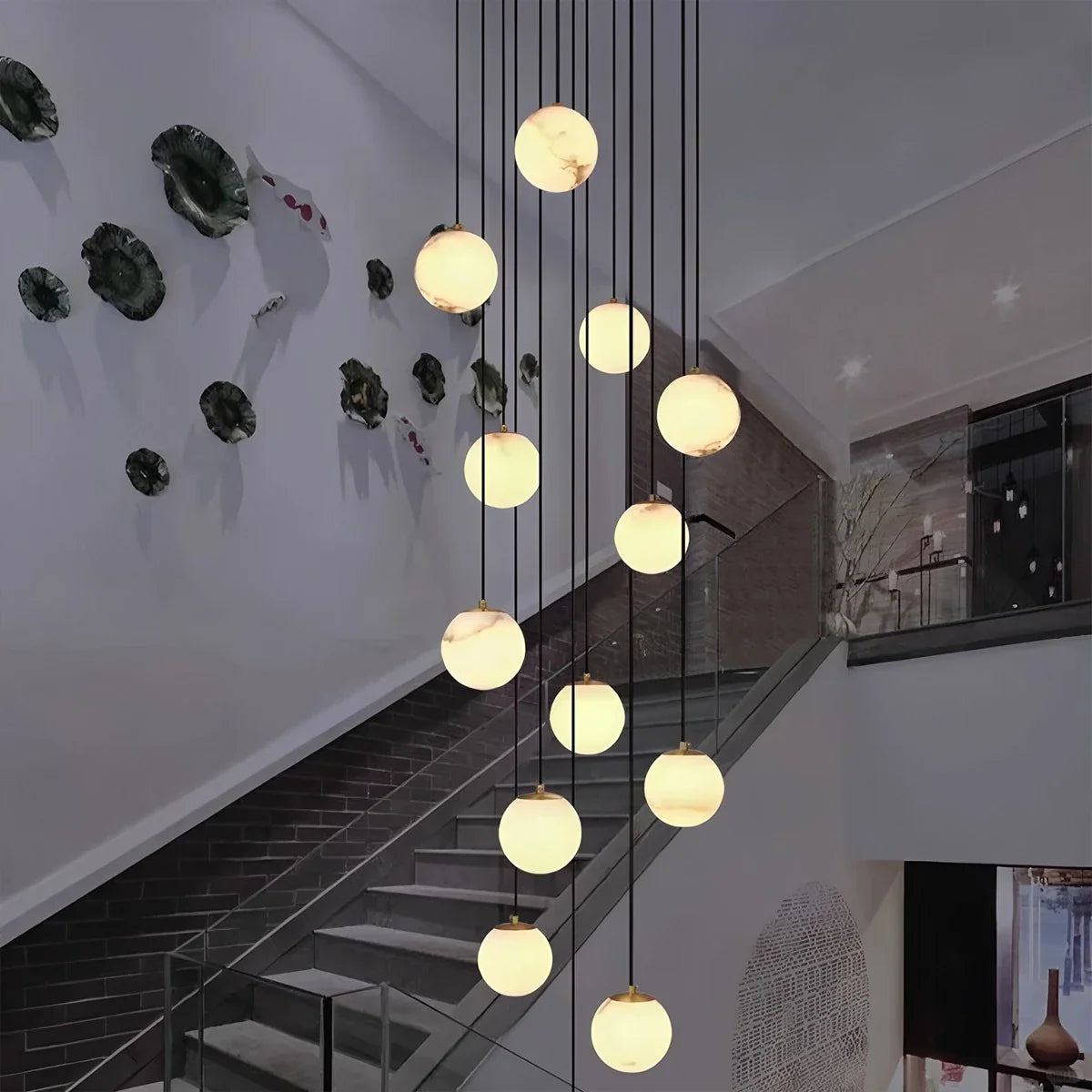 Feyran Modern Attic 3D Moon Celestial Chandelier