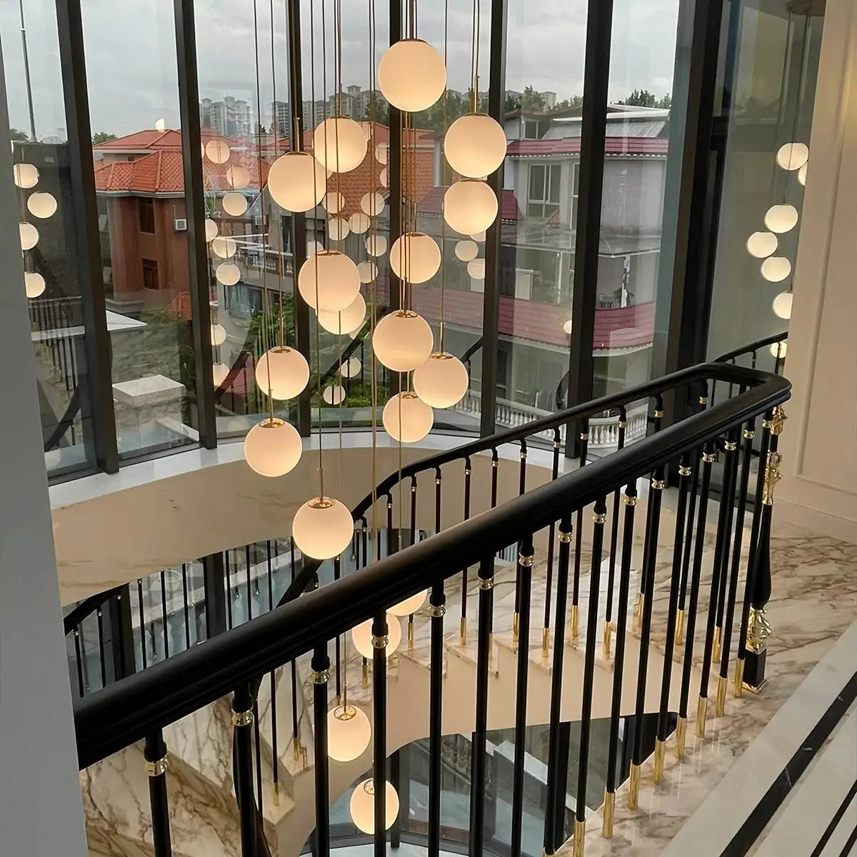 Feyran Modern Attic 3D Moon Celestial Chandelier