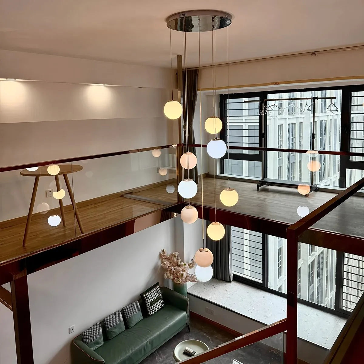 Feyran Modern Attic 3D Moon Celestial Chandelier