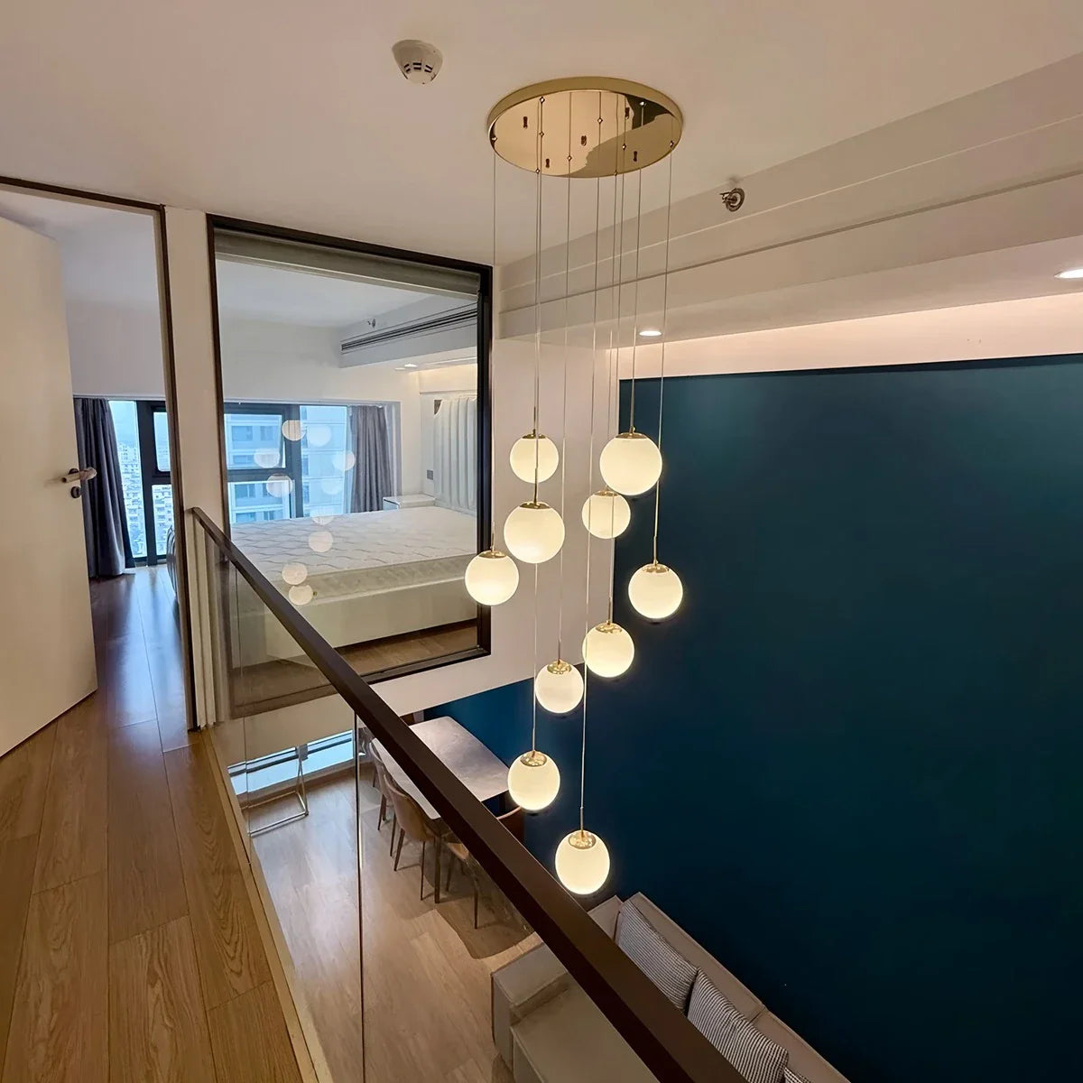 Feyran Modern Attic 3D Moon Celestial Chandelier