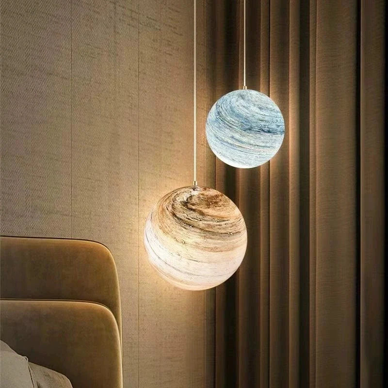 Feyran Modern Attic 3D Moon Celestial Chandelier