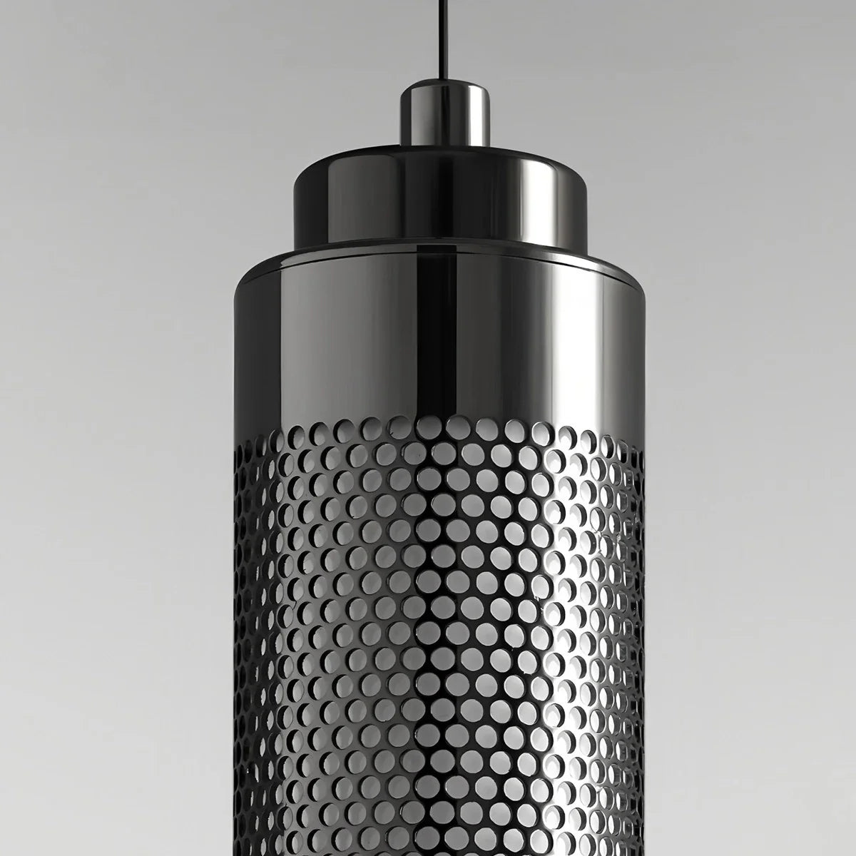 Feyran Industrial Glass Pendant Light for Bedroom