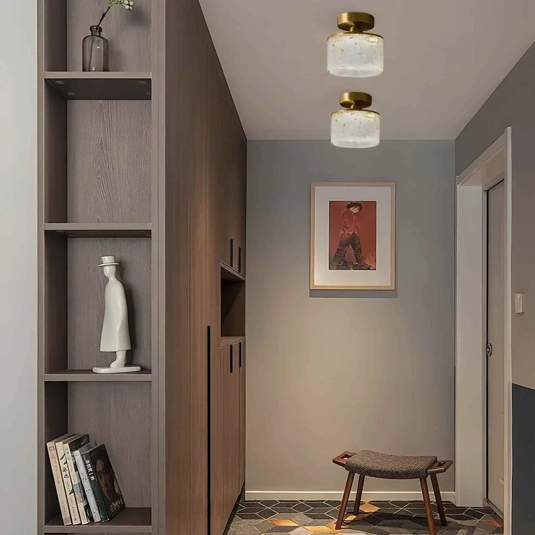 Feyran Modern Cup Crystal Ceiling Lamp