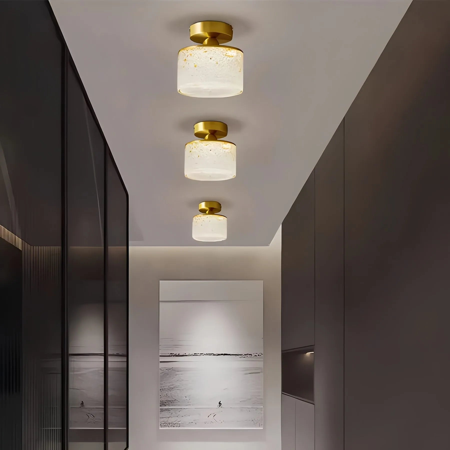 Feyran Modern Cup Crystal Ceiling Lamp